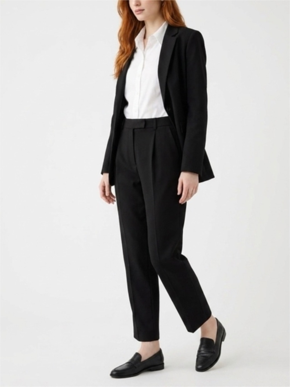 Tuckernuck Black Pleated Duncan Trousers Size M